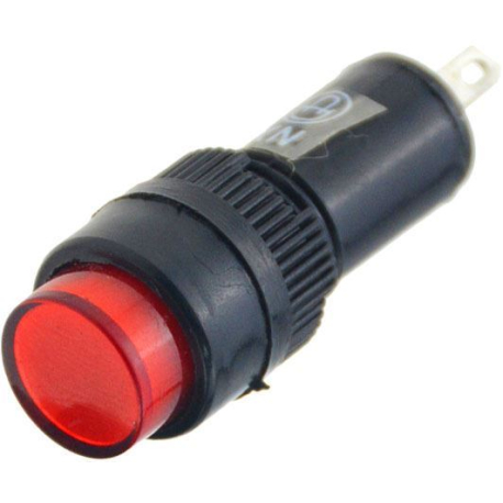 Kontrolka LED 230V NXD-211 červená, průměr 12mm K469F
