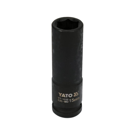 Nástavec 1/2" rázový šestihranný hluboký 15 mm CrMo YATO YT-1035