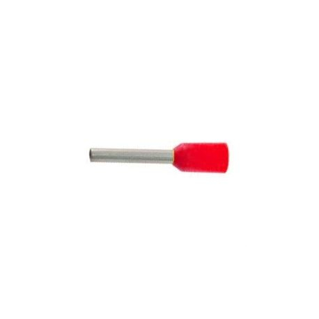 Dutinka pro kabel 1mm2 červená (E1010) L823