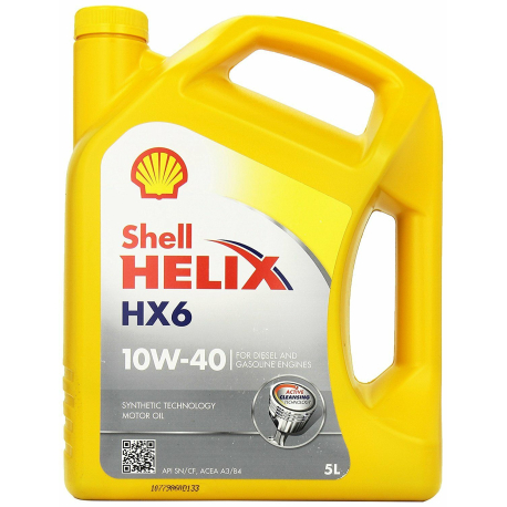 Motorový olej Shell Helix HX6 10W-40 5L SHELL 54730