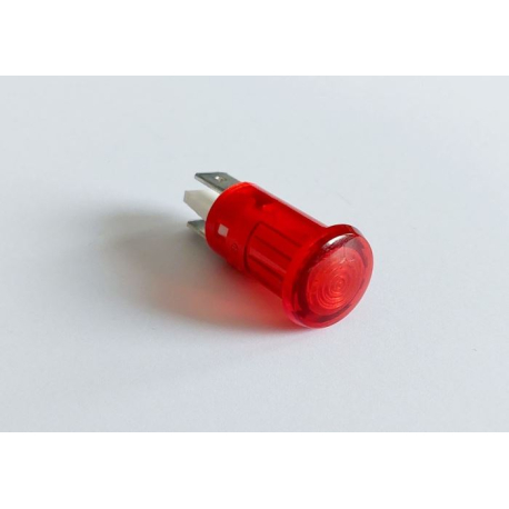 Kontrolka 230V s doutnavkou ,červená, průměr 12,5mm K466
