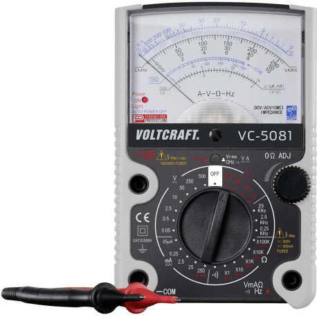 Analogový multimetr VC-5081, 3 roky záruka VOLTCRAFT VOLTCRAFT 47443