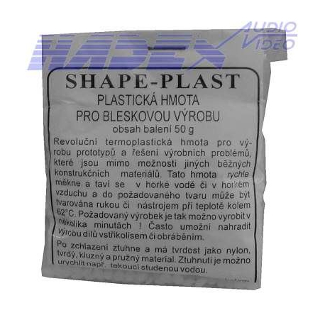 SHAPE-PLAST 50gr. - plastická hmota bílá pro rychlou výrobu prototypů P036