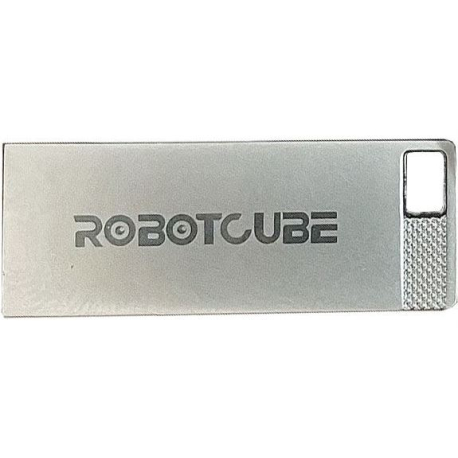 Robotcube mini flashdisk 32GB USB 2.0 stříbrný V358