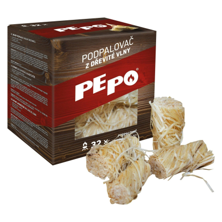 PE-PO podpalovač z dřevité vlny 32 ks PEPO PEPO 60793