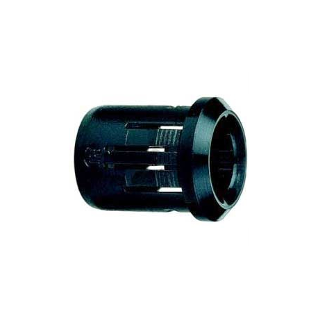 Objímka LED 8mm 1 dílná černý plast RTF-8080 O404