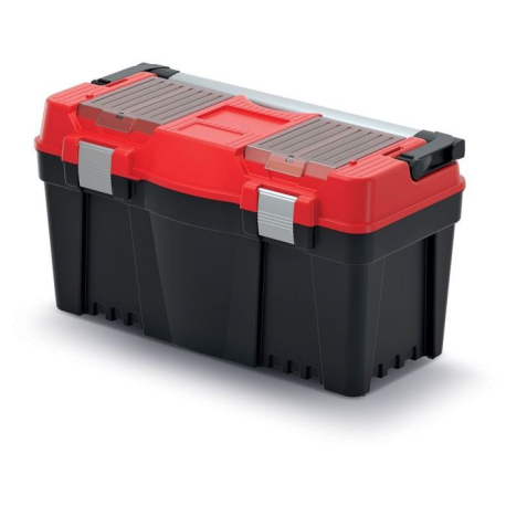 Plastový kufr na nářadí APTOP PLUS červený 598x286x327 O293E