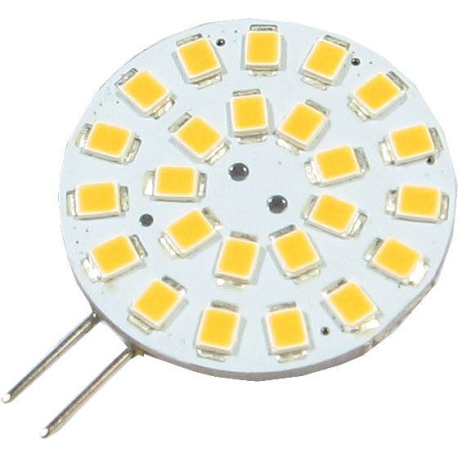 Žárovka LED G4, 24xSMD bílá teplá, 12V/2W K497
