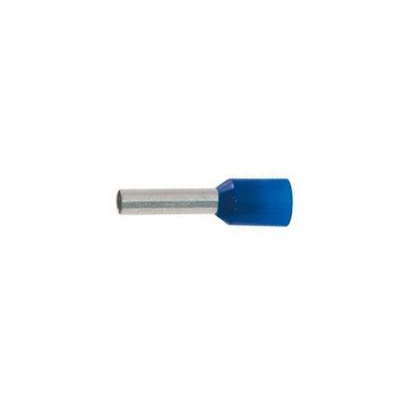 Dutinka pro kabel 2,5mm2 modrá,l 12mm (E2512) L903