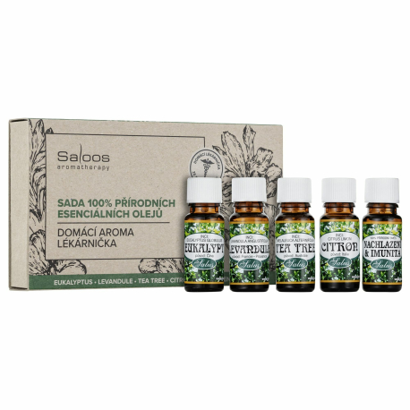Esenciální oleje - Domácí aroma lékárnička SALOOS SALOOS 61145
