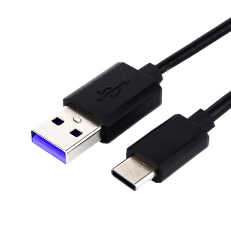 Kabel USB 2.0 konektor USB A / USB-C 1m, černé N511H