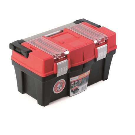 Plastový kufr na nářadí APTOP PLUS červený 458x257x245 O293C