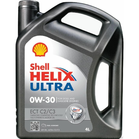 Motorový olej Ultra ECT C2/C3 0W-30 4L SHELL SHELL 49930