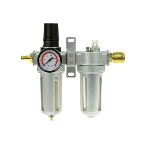 Regulátor tlaku s filtrem a manometrem a přim. oleje, max. prac. tlak 1,0MPa GEKO GEKO 55775