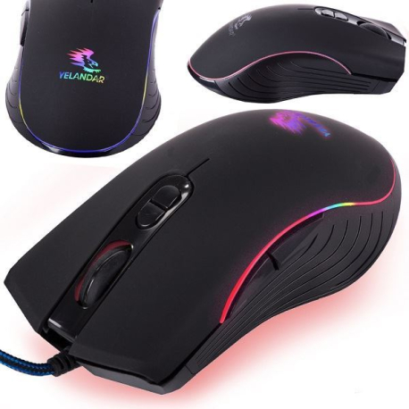 RGB herní optická drátová počítačová myš M805Y