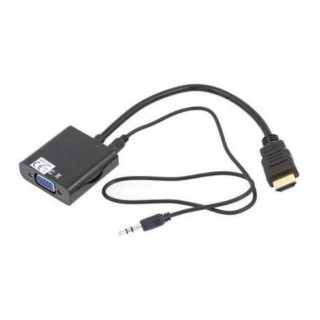 Adaptér HDMI / VGA + audio, kabel 10cm D334A