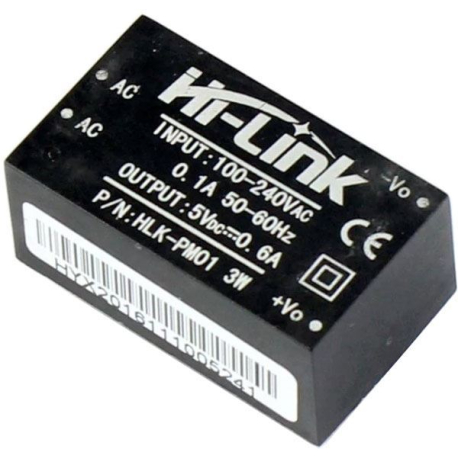 Spínaný zdroj Hi-Link HLK-PM01 3W 5V/0,6A G050