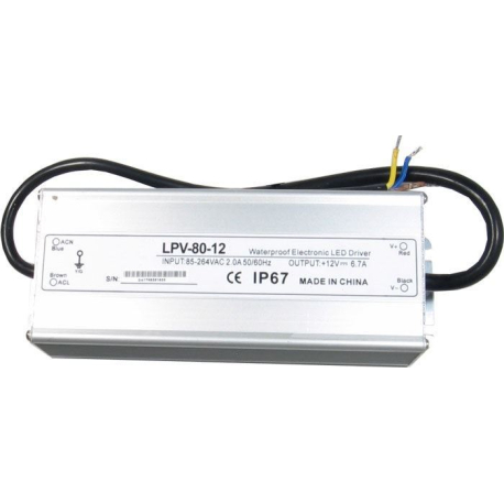 Zdroj - LED driver 12V DC/80W - Jyins LPV-80-12 G069A