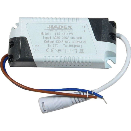 Zdroj-LED driver 15-18W, 230V/45-54V/300mA pro podhled.světla M119-20 G076A