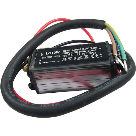 Zdroj- LED driver 10W, 20-40V/280mA pro LED 10W ,IP65,napájení 230V G100