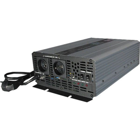 Měnič napětí+UPS 12V/230V/2000W, CARSPA CPS2000, čistá sinusovka G556B