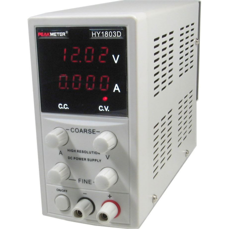Laboratorní zdroj PeakMeter HY1803D 0-18V/0-3A G865A