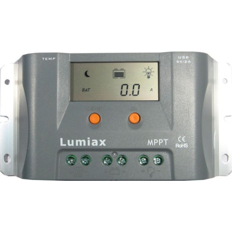 Solární regulátor MPPT Lumiax MT1550EULi, 12V/15A pro lithiové baterie G910