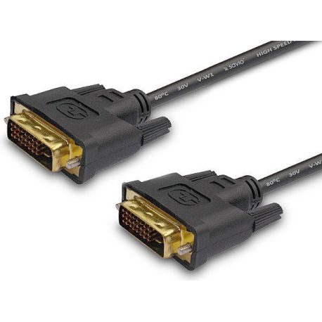 Kabel DVI-D(24+1) - DVI-D(24+1) 1,8m Savio CL-31 N552C