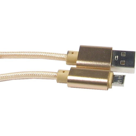 Kabel USB 2.0 konektor USB A / Micro-USB 25cm N511
