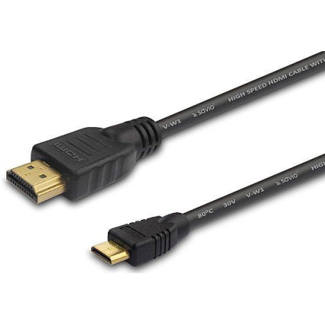 Kabel HDMI(A)-HDMI mini (C) 1,5m Savio CL-09 N540B