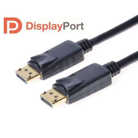 PremiumCord DisplayPort 1.2 přípojný kabel M/M, zlacené kon., 0,5m N559D