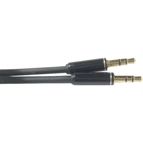 Kabel Jack 3,5 - Jack 3,5 stereo, stíněný kabel 3,5mm, 1,5m N839