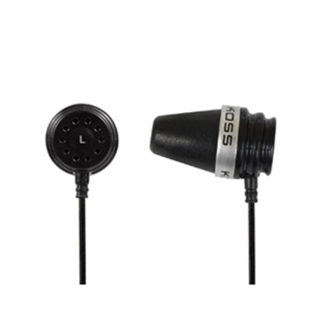 Sluchátka KOSS Spark Plug BLACK, s regulací hlasitosti (PathFinder) Q972A