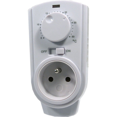 Zásuvkový termostat TH-926T analogový T330