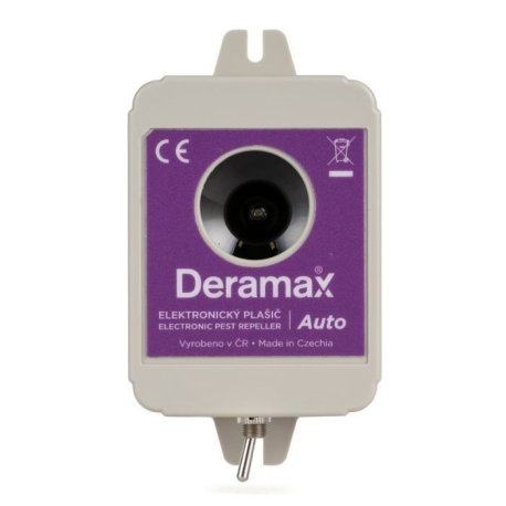 Ultrazvukový plašič kun a hlodavců, bateriový DERAMAX-AUTO V008A