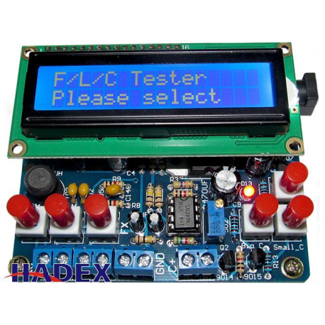F-L-C tester s displejem LCD1602 W860