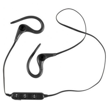 Bezdrátová sportovní sluchátka v černém obalu V031J