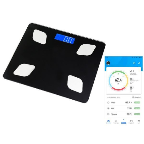 Analytická osobní digitální váha s bluetooth R266B