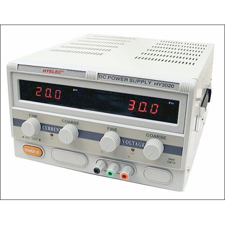 Laboratorní zdroj PeakMeter HY3020E 0-30V/0-20A G858