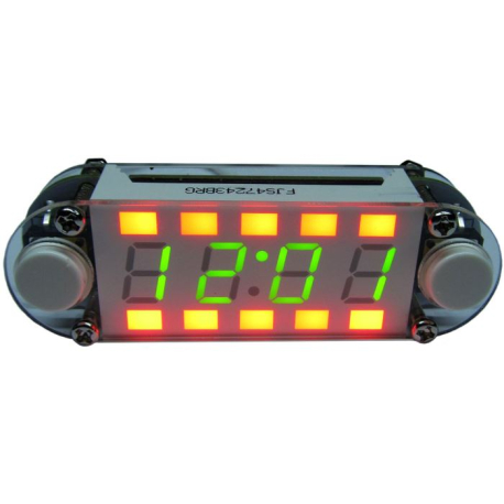 Digitální hodiny LED multicolor, STAVEBNICE W326