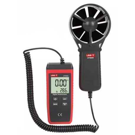 Anemometr - digitální měřič rychlosti větru a teploty UT363S R316C