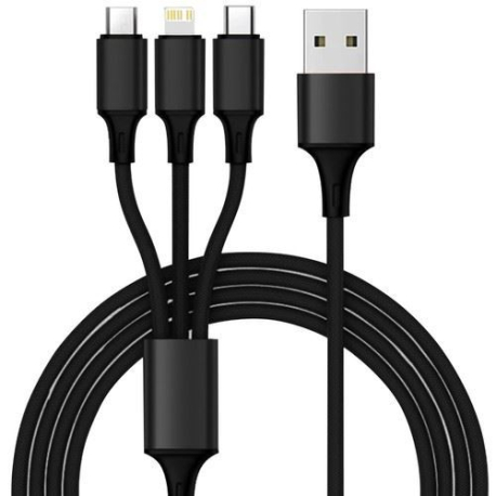 Nabíjecí kabel USB 3 v 1 Izoxis N508G