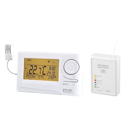 Bezdrátový termostat BT52 WIFI OT Elektrobock T326C