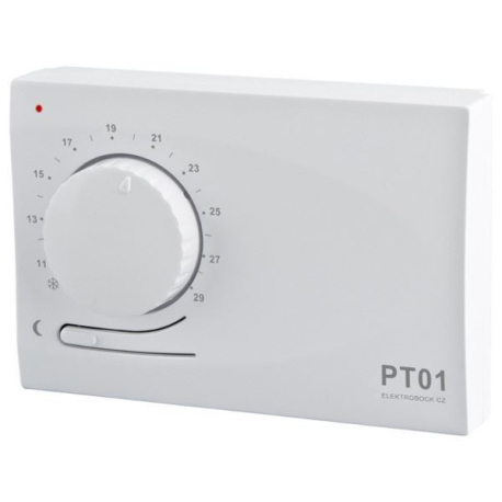Analogový prostorový termostat PT01 Elektrobock T327B