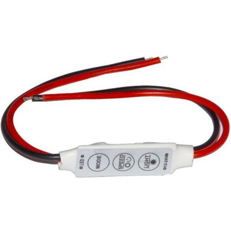 Ovládač LED pásků 12V/6A s kablíky G078A
