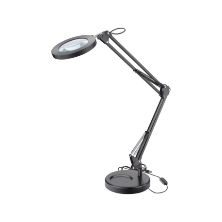 Lampa stolní s lupou, USB napájení, 5x zvětšení EXTOL, 43160 P355D