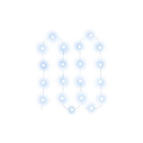 Vánoční řetěz nano s vločkami 20 LED RXL 273 CW TM RETLUX V756D