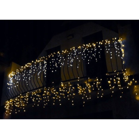 Vánoční světelný závěs 300 LED, 2.4W studená bílá 22.65 m V225A