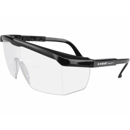 Brýle ochranné čiré, nastavitelná délka nožiček, zorník třídy F proti oděru EXTOL-CRAFT EXTOL-CRAFT 324