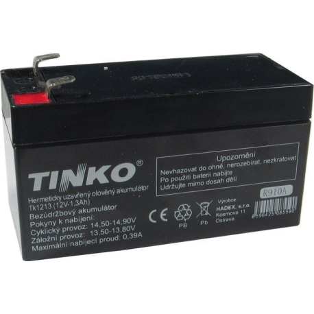 Pb akumulátor TINKO VRLA AGM 12V/1,3Ah R910A